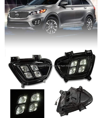 Marca Eax Para 16 17 18 Kia Sorento Reemplazo Luz Antiniebla