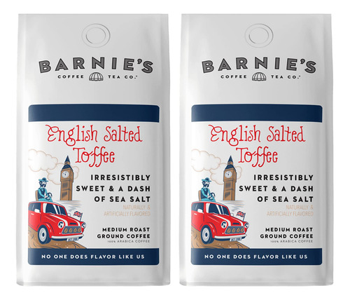 Barnie's English - Cafe Molido De Caramelo Salado Ingles Con