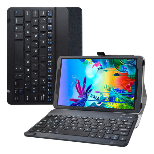 Funda Con Teclado Bige / Para LG G Pad 5 10.1 / Black