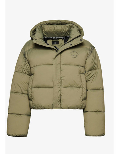 Campera Puffer Ultraliviana Plumas Superdry Mujer Importada