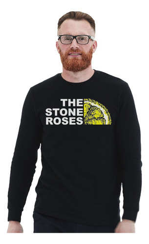 Polera Ml The Stone Roses Logo Lemon Rock Impresión Directa