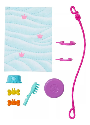 Barbie Set De Juego Paseo De Perrito Con Silla De Ruedas