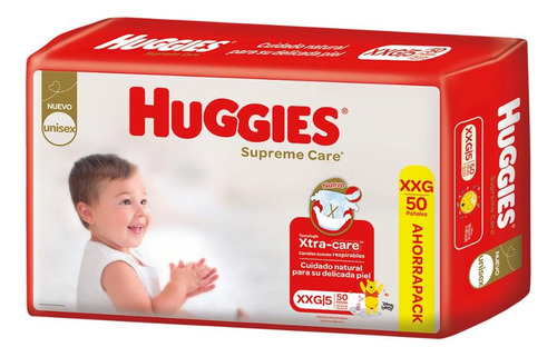 Huggies Supreme Care Xxg (+14 Kg) - X50