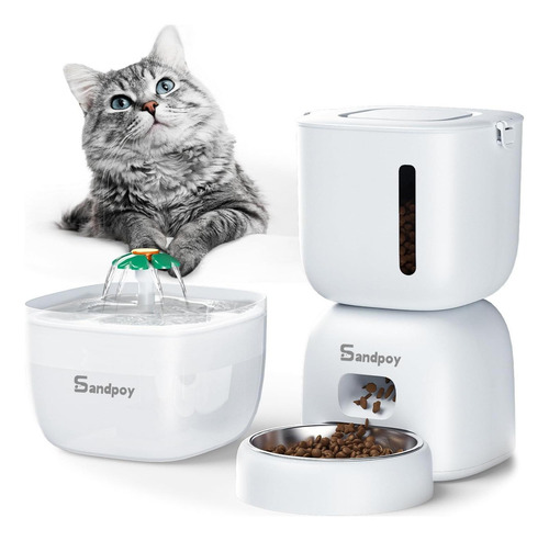 Dispensador Automático De Comida Y Agua Sandpoy Fw1 3l