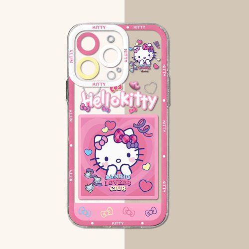 Funda De Teléfono Sanrios Hello Kitty Para iPhone 15, 14, 13