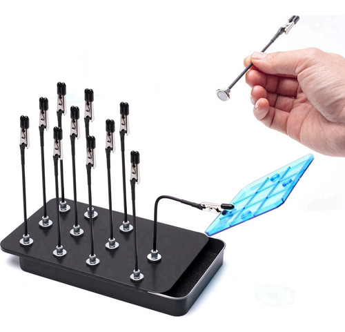 Soporte De Pintura Para Maquetas De 5 Unidades Y Cinta Magné