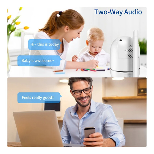 Cámara Ip Wifi Ycc365 Plus, Monitor De Bebé Para Interiores.