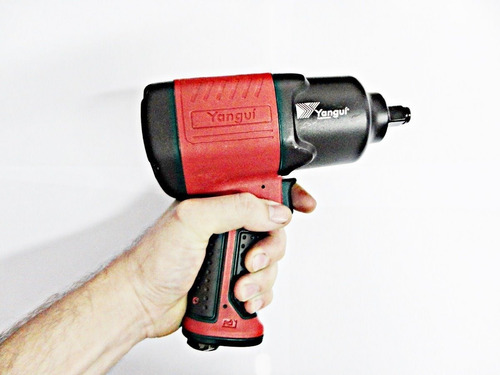 Chave De Impacto Pneumática De 1/2 69kgf C/kit Yangui Yg69k