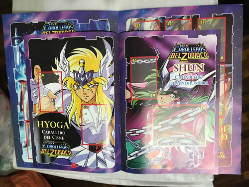 Album Caballeros Zodíaco Oro Completo Saint Seiya Versión Sp