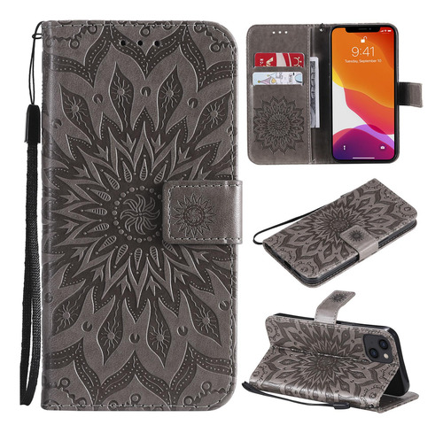Funda Con Tótem En Forma De Girasol Para Honor Magic 4 5 6 70 80 90 100 10 50 Lite 20 30 Pro 8a 8 X 9 A 5 G, Ranura Para Tarjetas Con Tapa Para Agenda