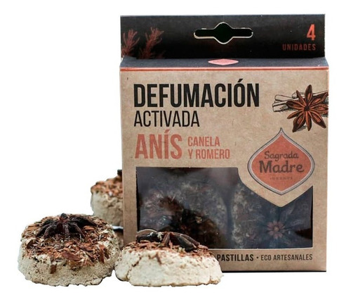 Kit Energético Canela Anis Sahumerios Incienso Sagrada Madre