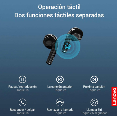 Lenovo-auriculares Inalámbricos Ht38 Con Bluetooth 5,0