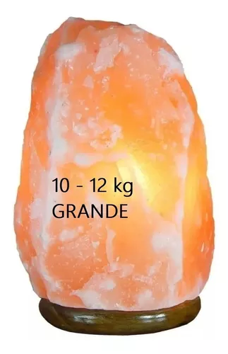 Lampara de sal natural del Himalaya de 10-12kg.