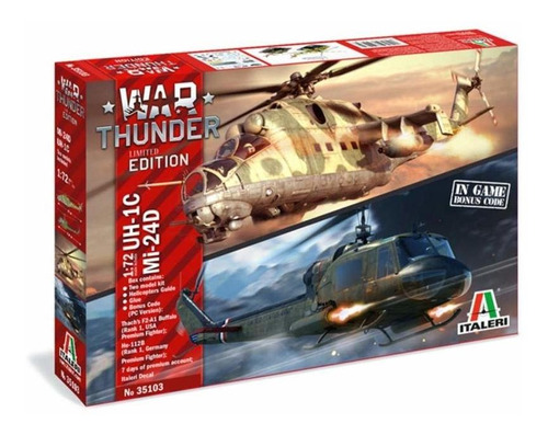 Italeri War Thunder Uh-c Mi-d