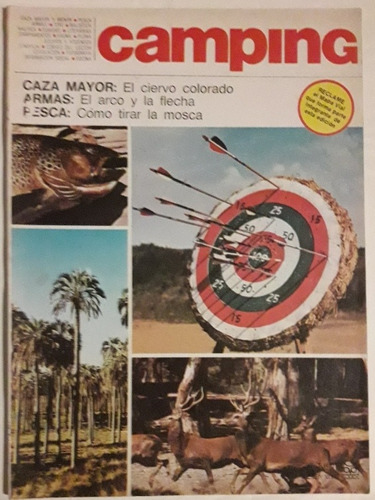 Revista Camping N° 21 Abril 1971 Caza Pesca Armas Fauna 