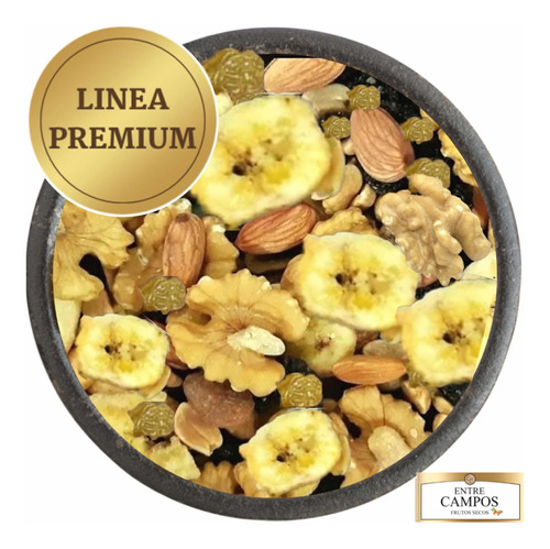 Mix Frutos Secos Linea Premium X 1 Kg - Mix Con Bananas !!