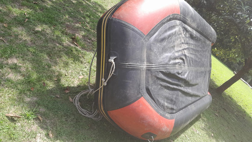 Gomon Inflable 3.90x1.90 Piso Rigido Madera 3 Tubos Y Quill