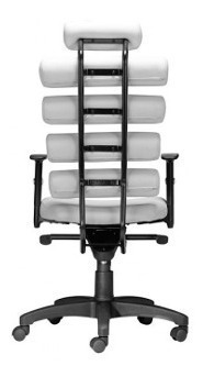 Imagen 4 de 9 de Silla De Oficina Modelo Unico - Blanco Këssa Muebles
