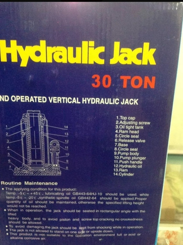 Imagen 9 de 9 de Gato Botella Hidraulico 20 Toneladas Nuevo Mayor Tienda