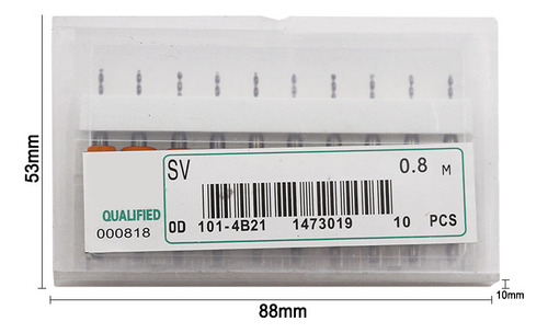 Broca Para Pcb De 1,5 A 2,4 Mm (10 Piezas), Brocas Para Pcb