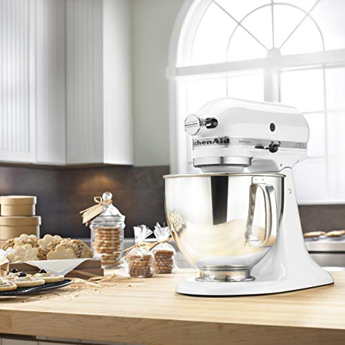 Kitchenaid Ksm150pswh Serie Artesanal 5 Qt. Batidora De Pie