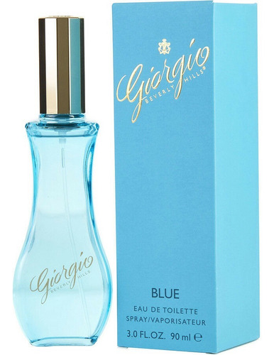 Perfume azul para mujer Giorgio Beverly Hills 90 ml Edt -