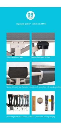 Imagen 9 de 9 de Catre Cama Campaña Camping Plegable + Envio Gratis / M. O.