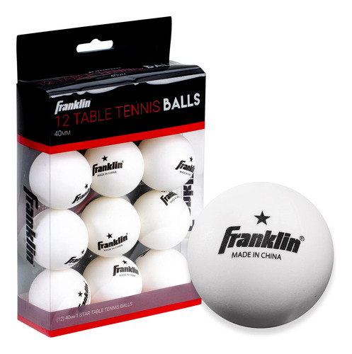 Pelotas De Ping Pong 40mm 12 Piezas Alta Resistencia Blancas