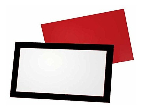 Black And Red Place Cards - Flat Or Tent - 10 Or 50 Pack - W