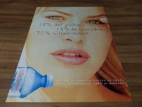 (pg459) Publicidad Valeria Mazza * Villavicencio (Usado)