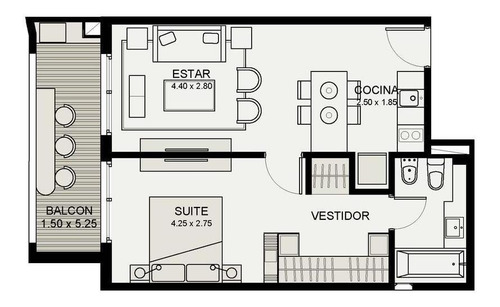 Imagen 4 de 11 de Luminosos Departamentos En Venta A Estrenar En Tigre