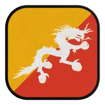 Comprar Parche Termoadhesivo Square Bandera Butan Bhutan