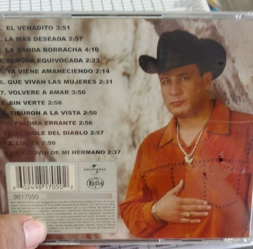 Cd Valentin Elizalde Volvere A Amar Sellado De Fab