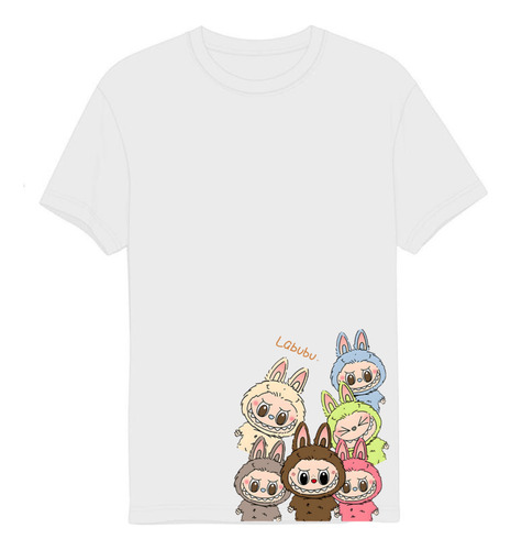 Camiseta Labubu Pelucia Exclusiva Sucesso No Tiktok Unissex