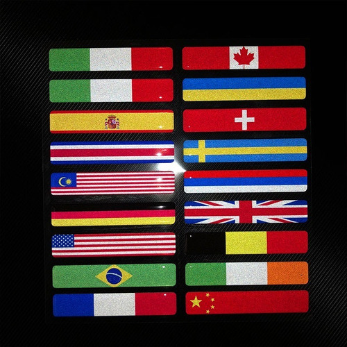 Imagen 3 de 3 de Logo Bandera Chile Adhesivo Emblema Insignia Para Vehículos