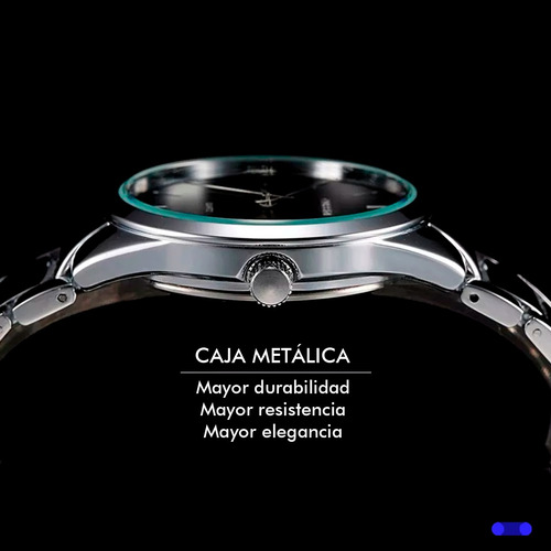 Reloj Curren Hombre Análogo Fechador Cuarzo Acero Ejecutivo Color De La Correa Plateado 2
