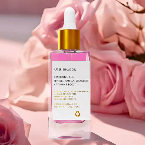 Aceite Para Después Del Afeitado Con Vainilla Y Fresa, Aceit