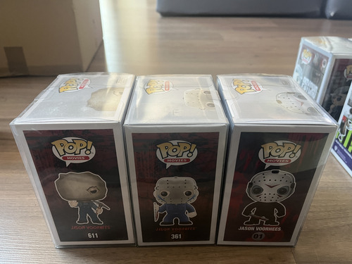 Funko Pop Jason Voorhees Friday The 13th Set 3 Figuras (Usado)