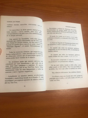 Filosofía Gnóstica Samael Aun Weor (Usado)