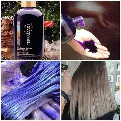 Shampoo Matizador Rubio Con Argan, Trigo Y Jojoba Terramar
