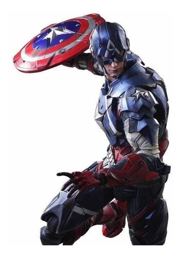 Capitán América Marvel Play Arts Kai Variant Square Enix