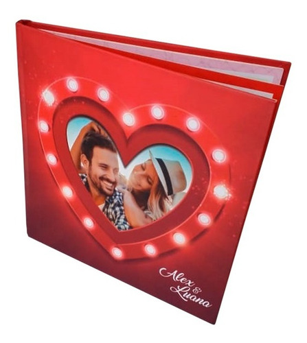 Foto Livro Álbum Porta Retratos Personalizado 20x20cm 12pág.