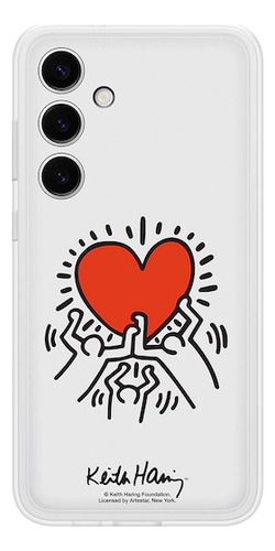 Funda Para Celular Suit Galaxy S24+ Color Blanco Samsung Blanco Liso