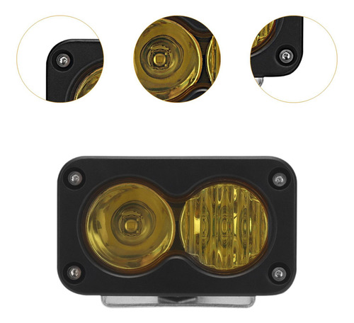 Luz De Conducción Universal De Reemplazo Resistente Blanco
