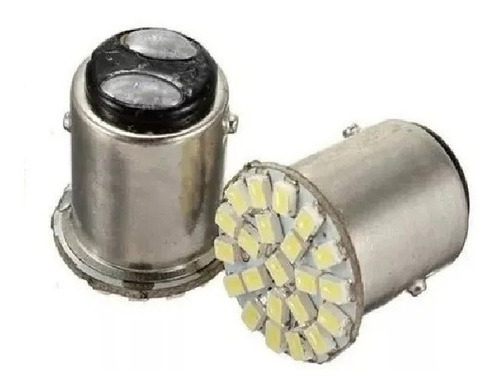 Imagem 3 de 5 de 2 Lampadas Freio 22 Leds Moto Cg Titan Fan Ybr Biz Xr Xlr