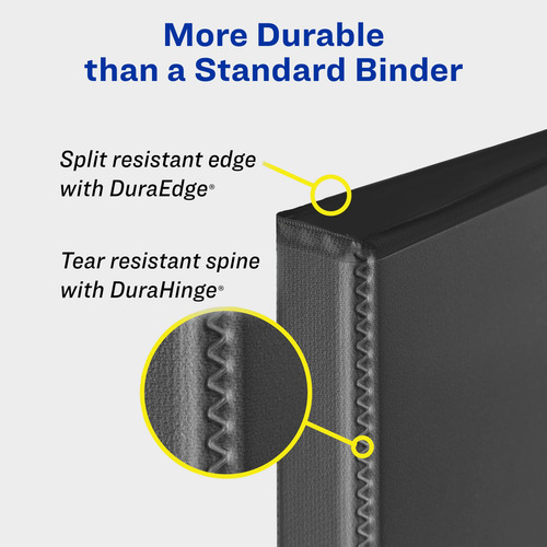 3 Ring Binder Avery Heavy-duty View 2 One Touch Slant Rings