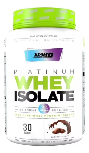 Proteina 100% Isolada Star Nutrition X 2 Lb - Libre Lactosa