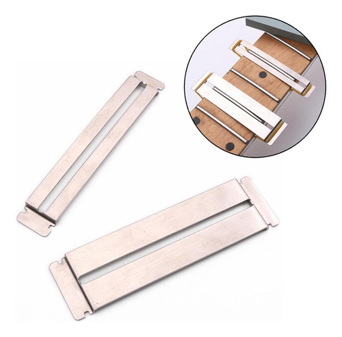 2 Aço Inoxidável Guarda Protetor E Fretwire Fretboard