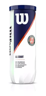 Pelotas De Tenis Wilson Roland Garros All Court X3 Unid.