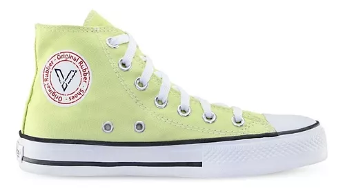 TENIS CONVERSE LFE STL F CT0435 ALL STAR CANO ALTO TECIDO 0002 NATURAL